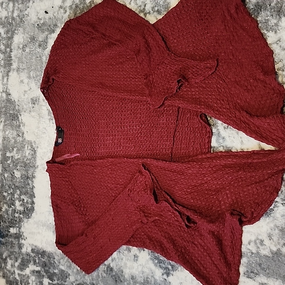 SJS Drape Front Cardigan